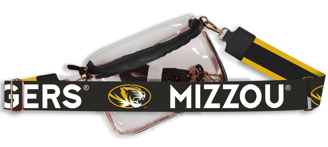 Desden Missouri Hailey Clear Sling Bag with Logo Strap by Desden