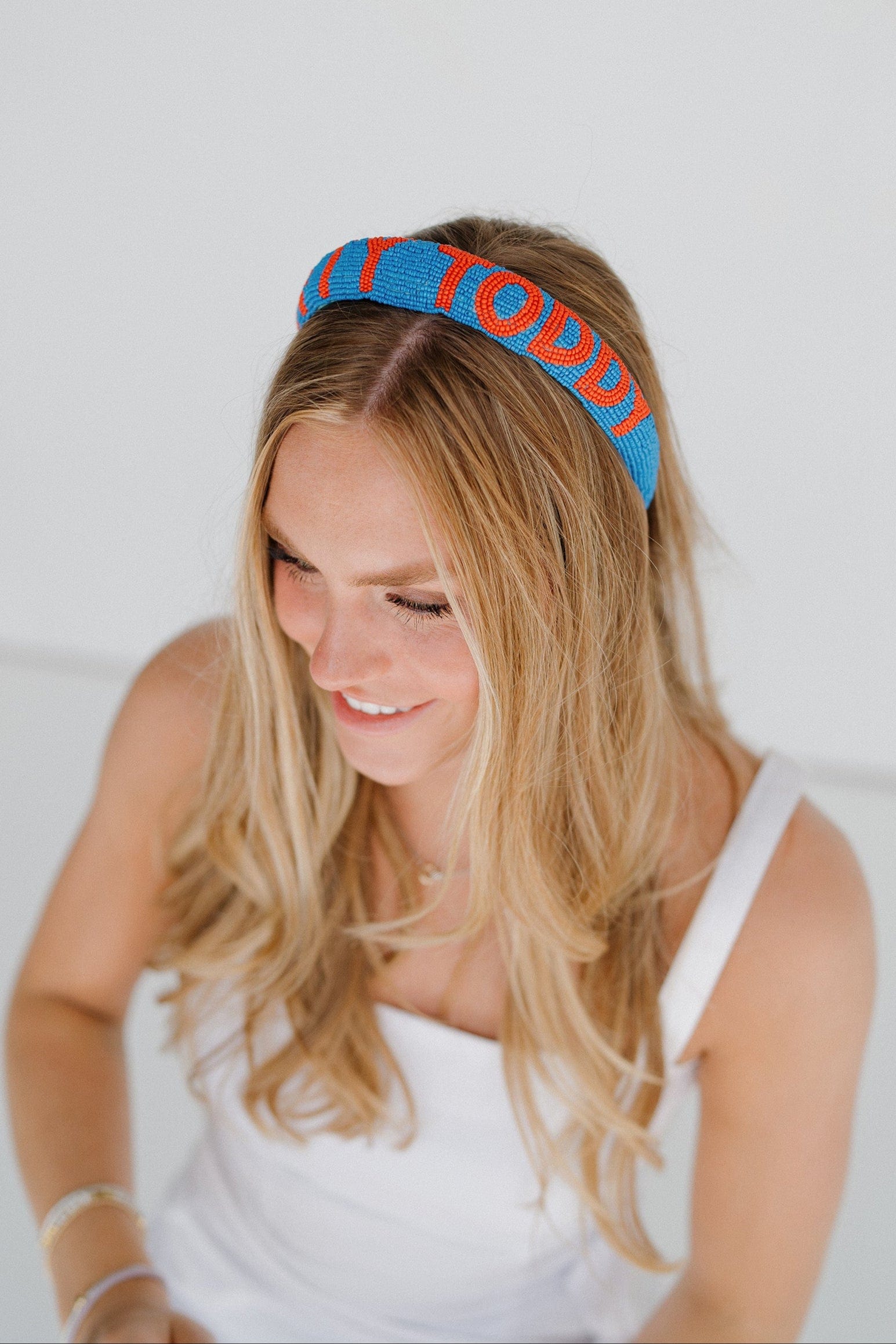 Desden Beaded Headband Ole' Miss Rebels Hotty Toddy Headband  by Desden