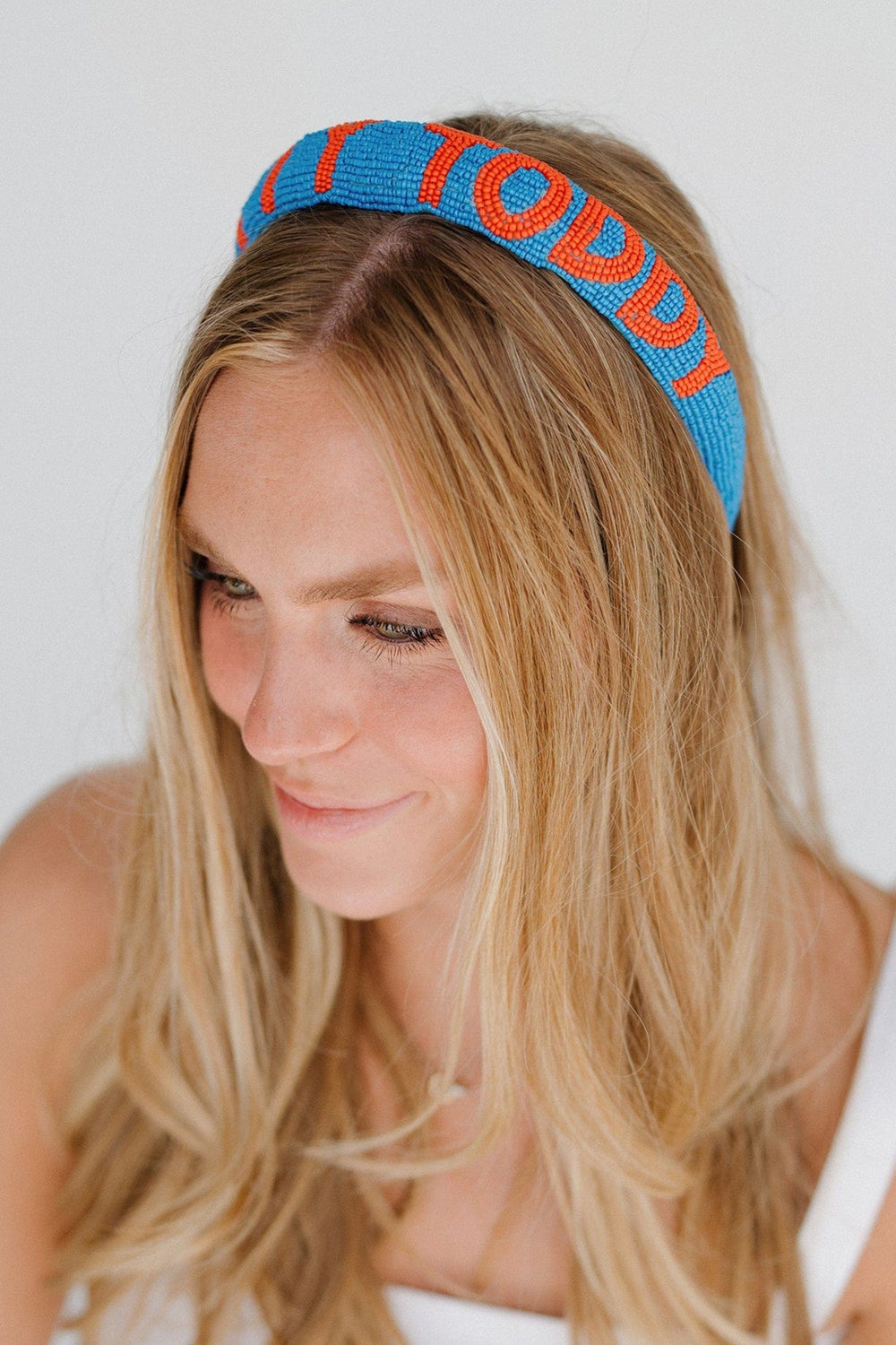Desden Beaded Headband Ole' Miss Rebels Hotty Toddy Headband  by Desden