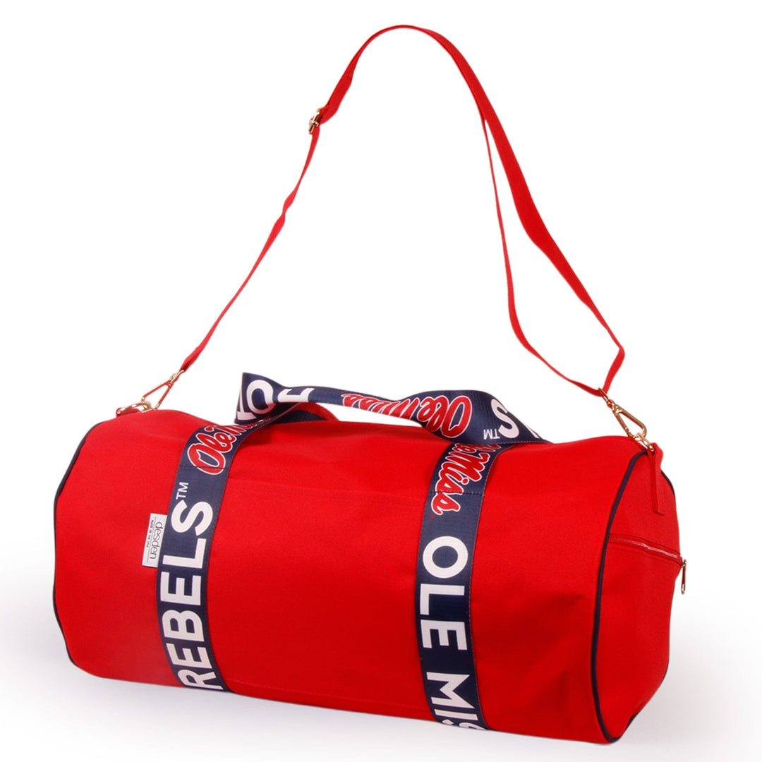 Desden Duffel Ole Miss Round Duffel by Desden