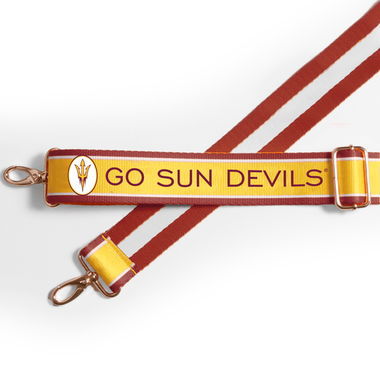 Arizona State Sun Devils officially licensed patterned purse strap by Desden