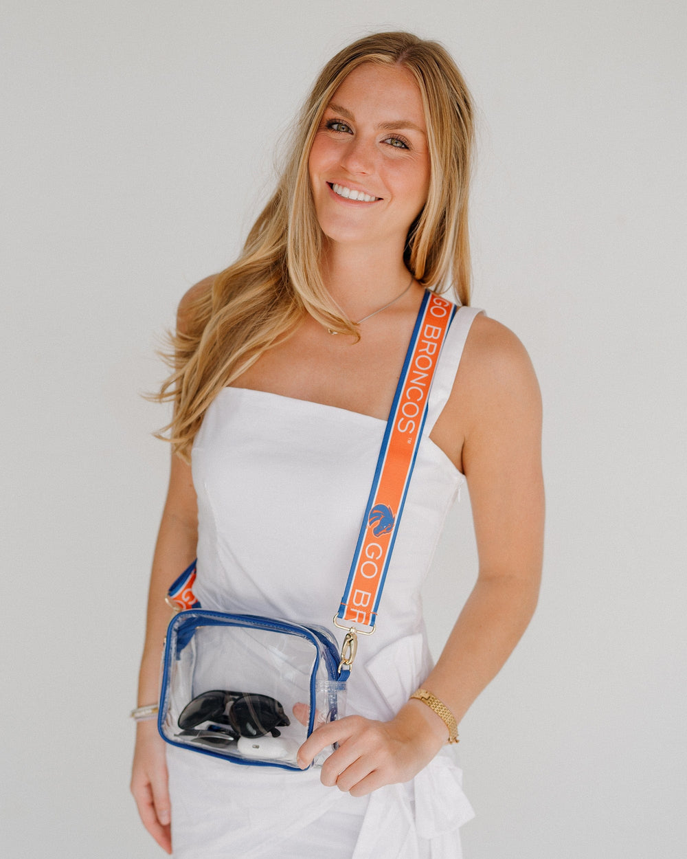Desden Strap Patterned Shoulder Strap 1.5" - Boise State