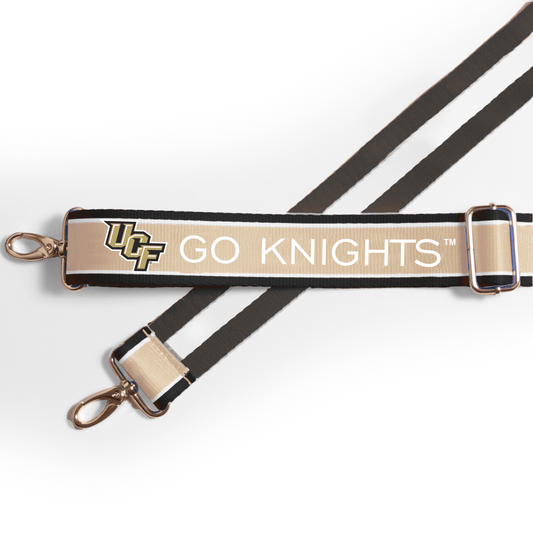 UCF Knights officially licensed patterned purse strap by Desden