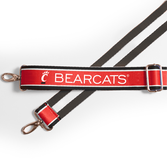 Cincinnati Bearcats officially licensed patterned purse strap by Desden