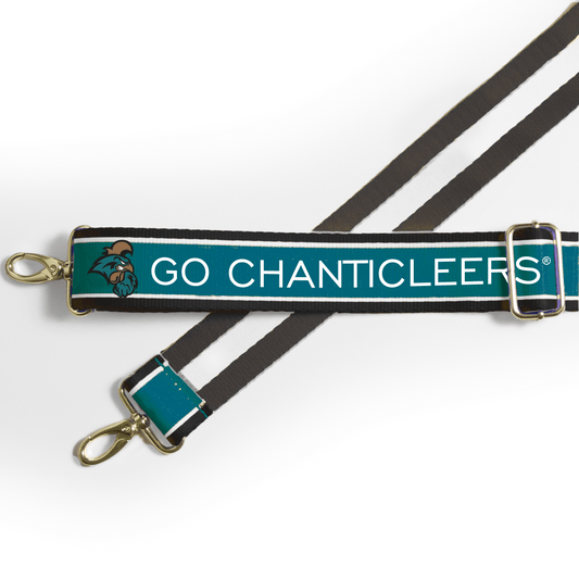 Coastal Carolina Chanticleers officially licensed patterned purse strap by Desden