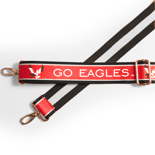 Eastern Washington Eagles officially licensed patterned purse strap by Desden