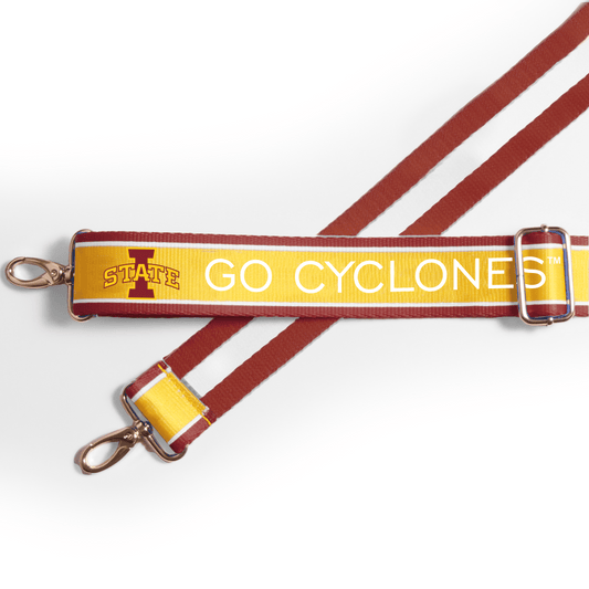 Iowa State Cyclones officially licensed patterned purse strap by Desden