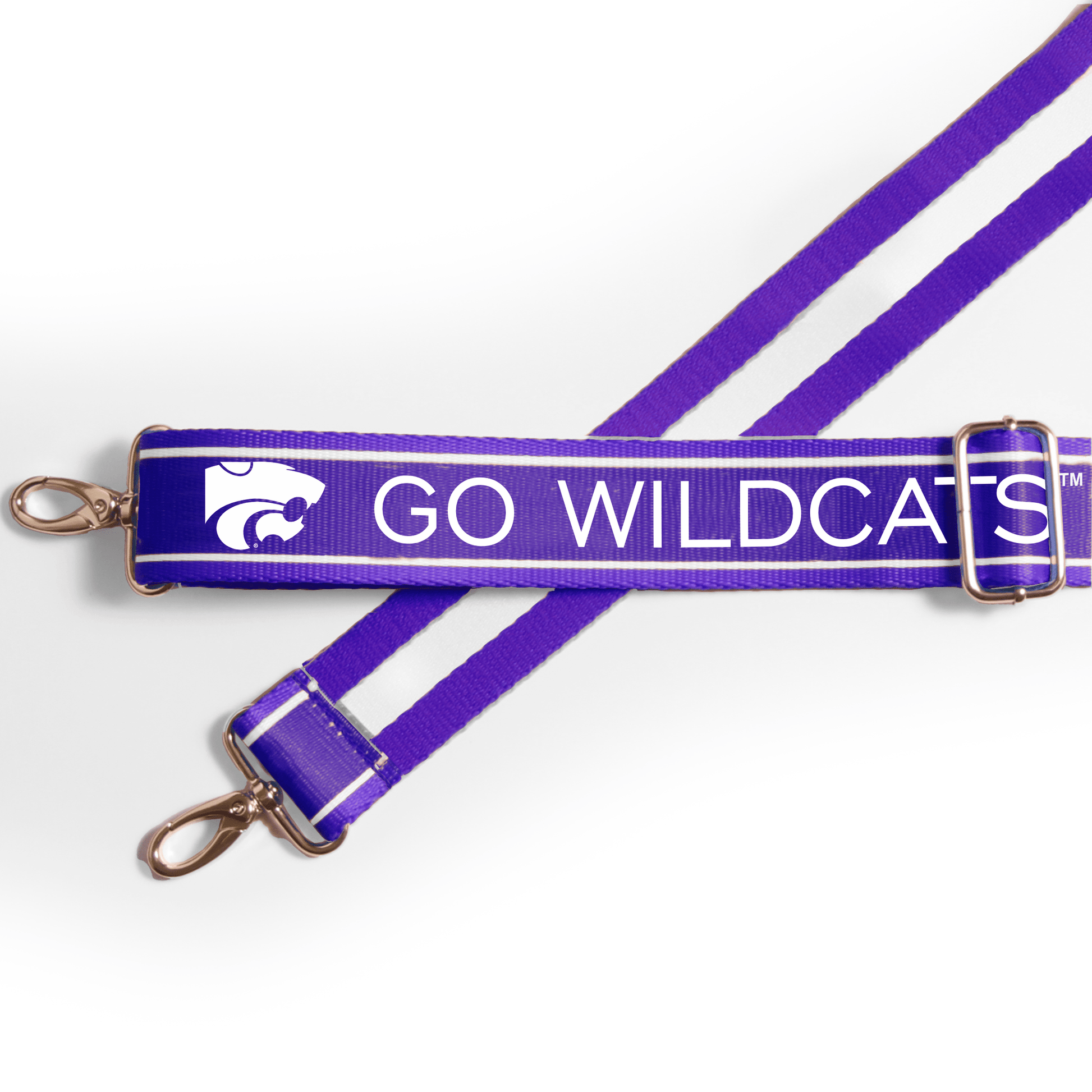 Kansas State Wildcats officially licensed patterned purse strap by Desden