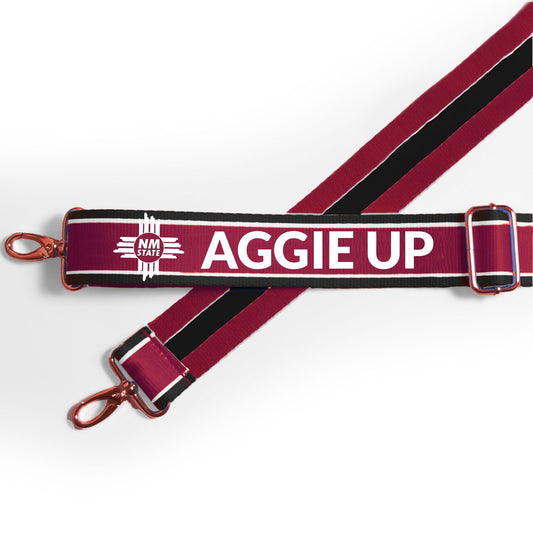 New Mexico State Aggies officially licensed patterned purse strap by Desden