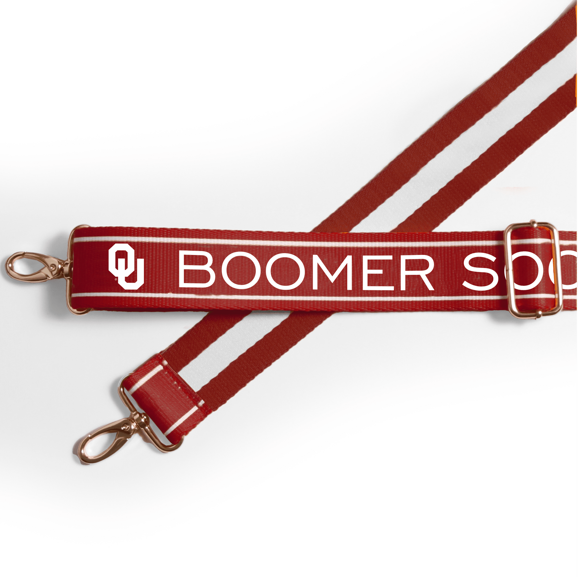 Oklahoma Sooners officially licensed patterned purse strap by Desden