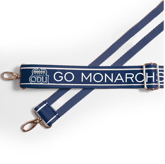 Old Dominion Monarchs officially licensed patterned purse strap by Desden