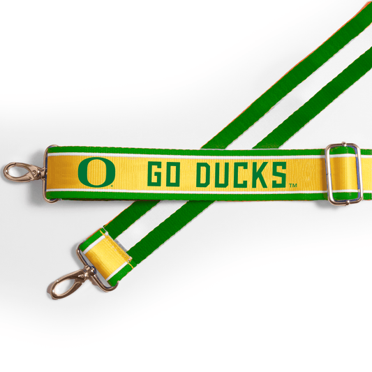 Oregon Ducks officially licensed patterned purse strap by Desden