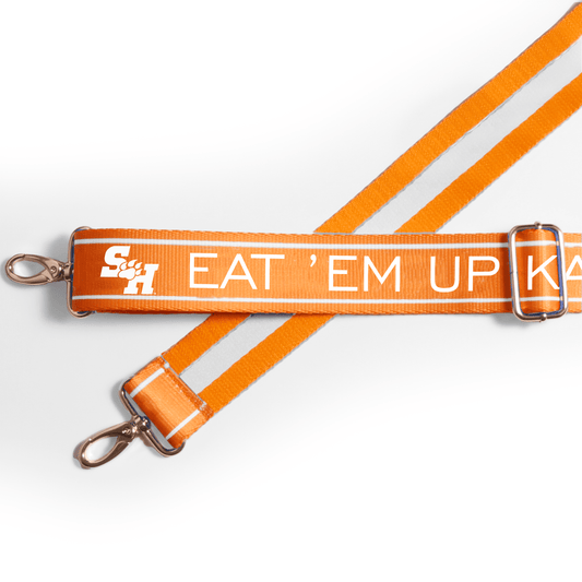 Sam Houston State Bearkats officially licensed patterned purse strap by Desden