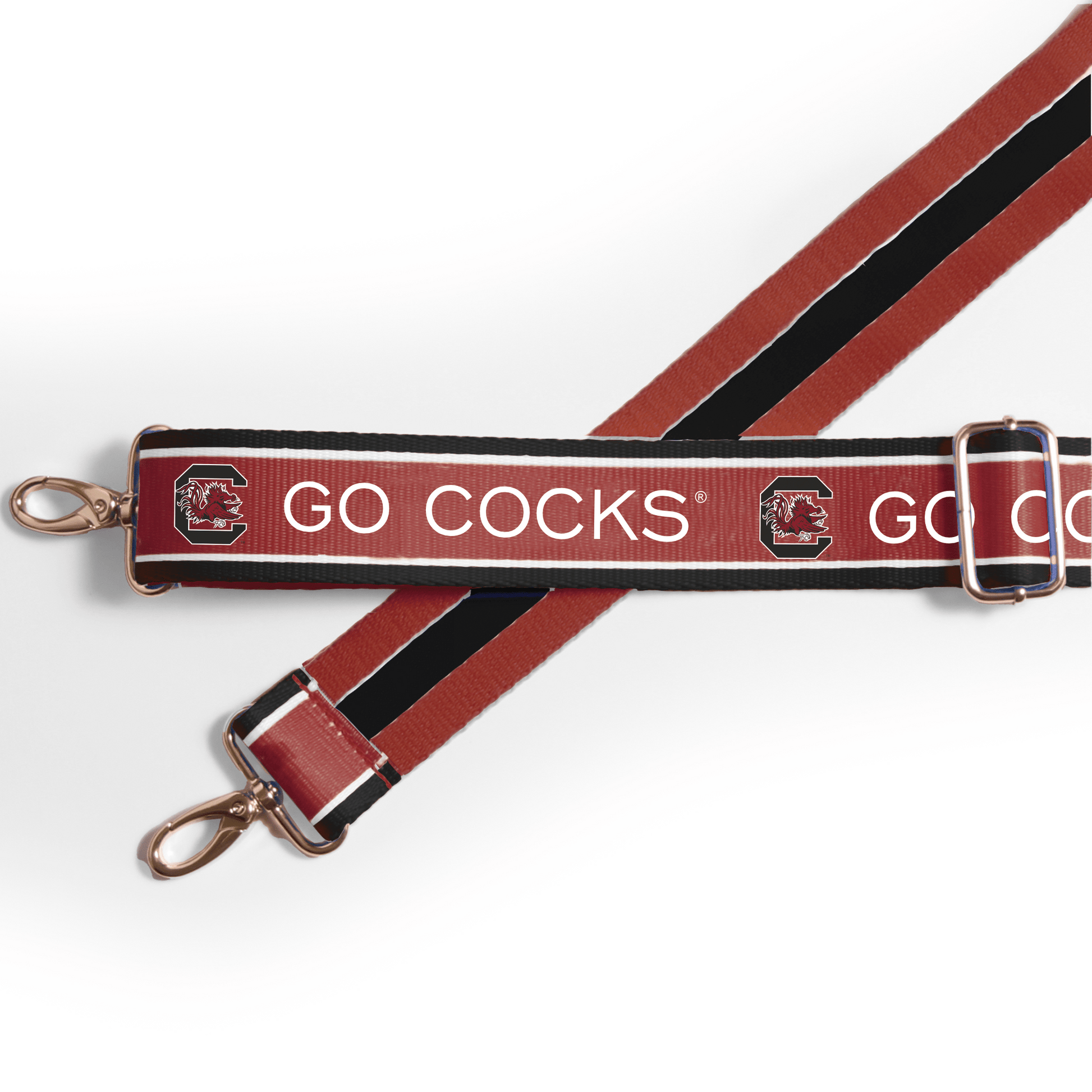 South Carolina Gamecocks officially licensed patterned purse strap by Desden