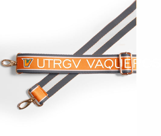 UTRGV Vaqueros officially licensed patterned purse strap by Desden