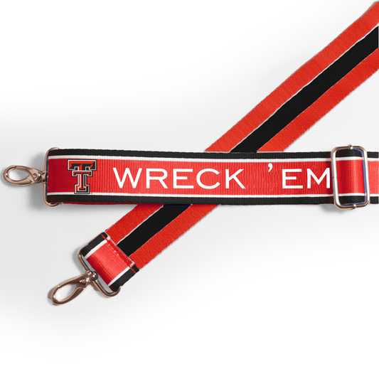Texas Tech Red Raiders officially licensed patterned purse strap by Desden