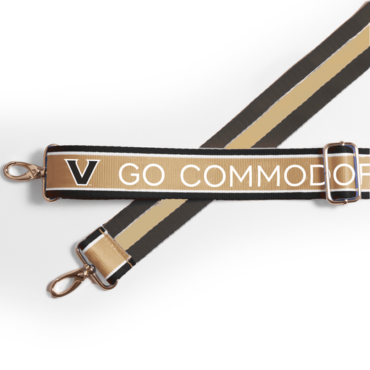 Vanderbilt Commodores officially licensed patterned purse strap by Desden