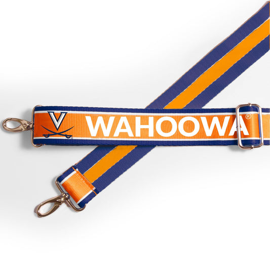Virginia Cavaliers officially licensed patterned purse strap by Desden