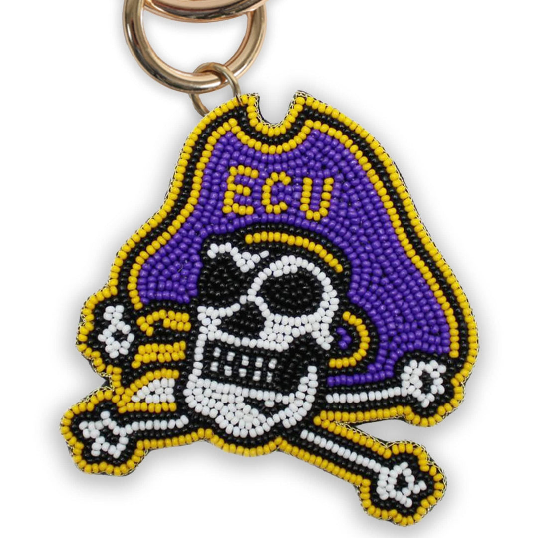 Desden Accessory PRE-ORDER Beaded Purse Charm – Eastern Carolina Pirates