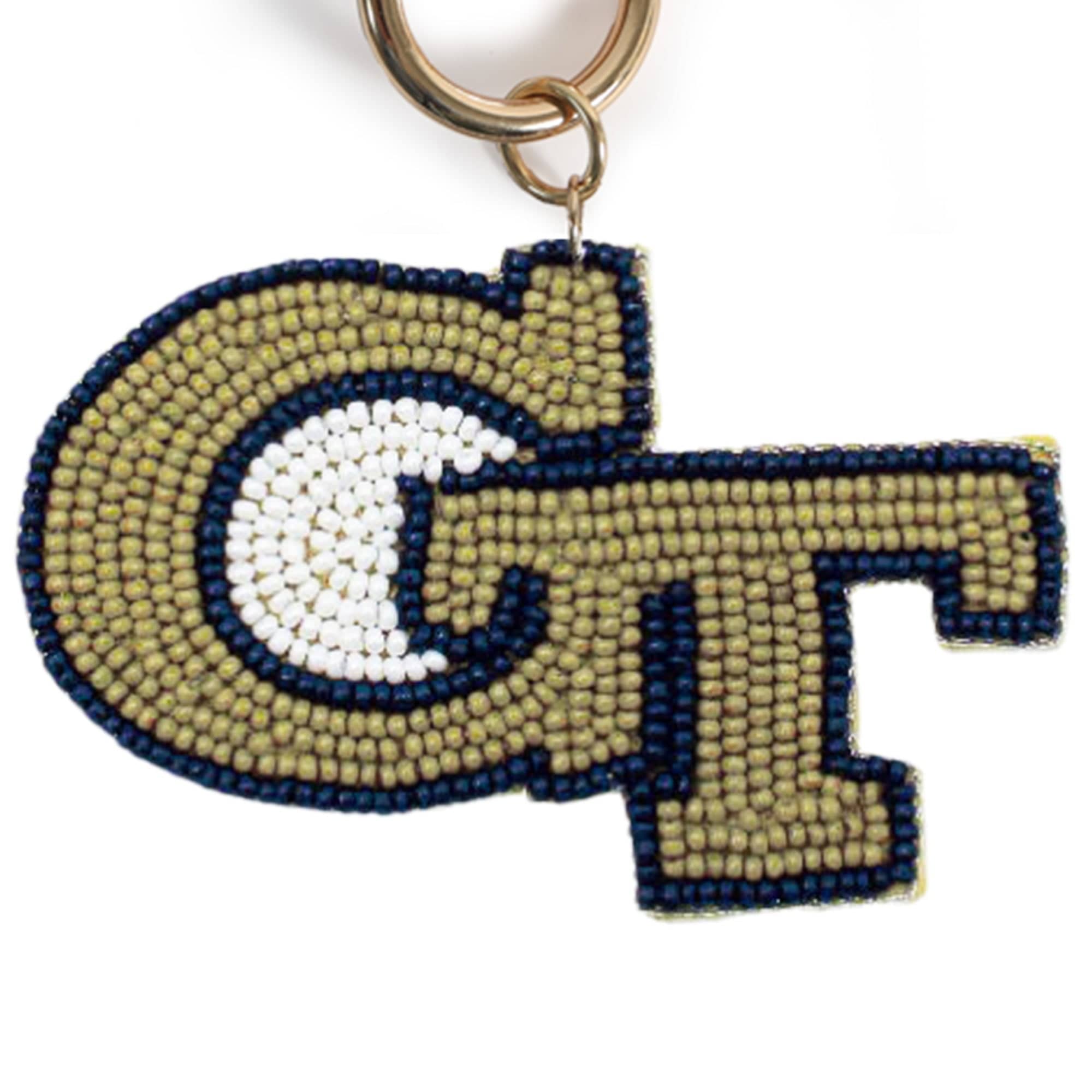 Desden Accessory PRE-ORDER Beaded Purse Charm – Georgia Tech Yellow Jackets