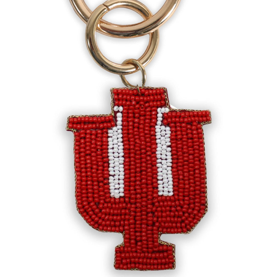 Desden Accessory PRE-ORDER Beaded Purse Charm – Indiana Hoosiers