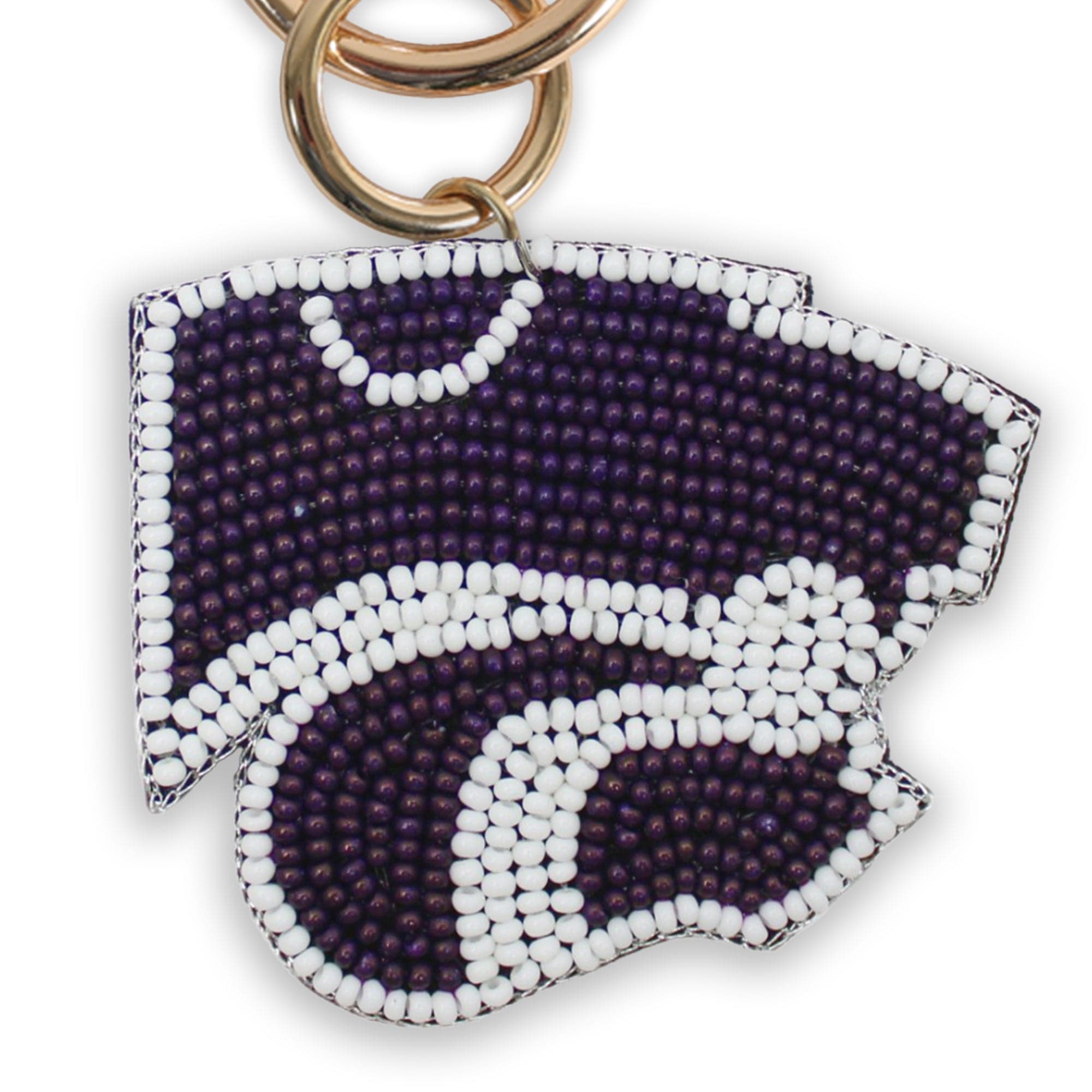 Desden Accessory PRE-ORDER Beaded Purse Charm – Kansas State Wildcats