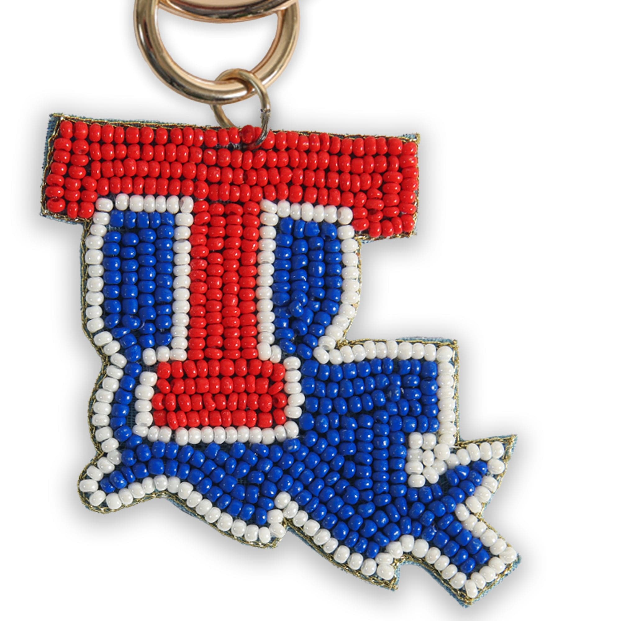 Desden Accessory PRE-ORDER Beaded Purse Charm – Louisiana Tech Bulldogs