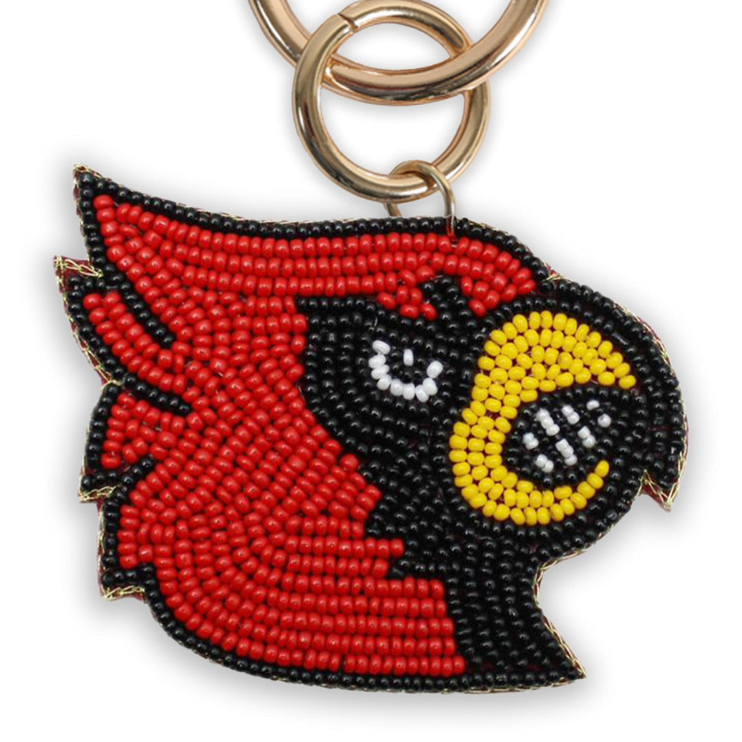 Desden Accessory PRE-ORDER Beaded Purse Charm – Louisville Cardinals