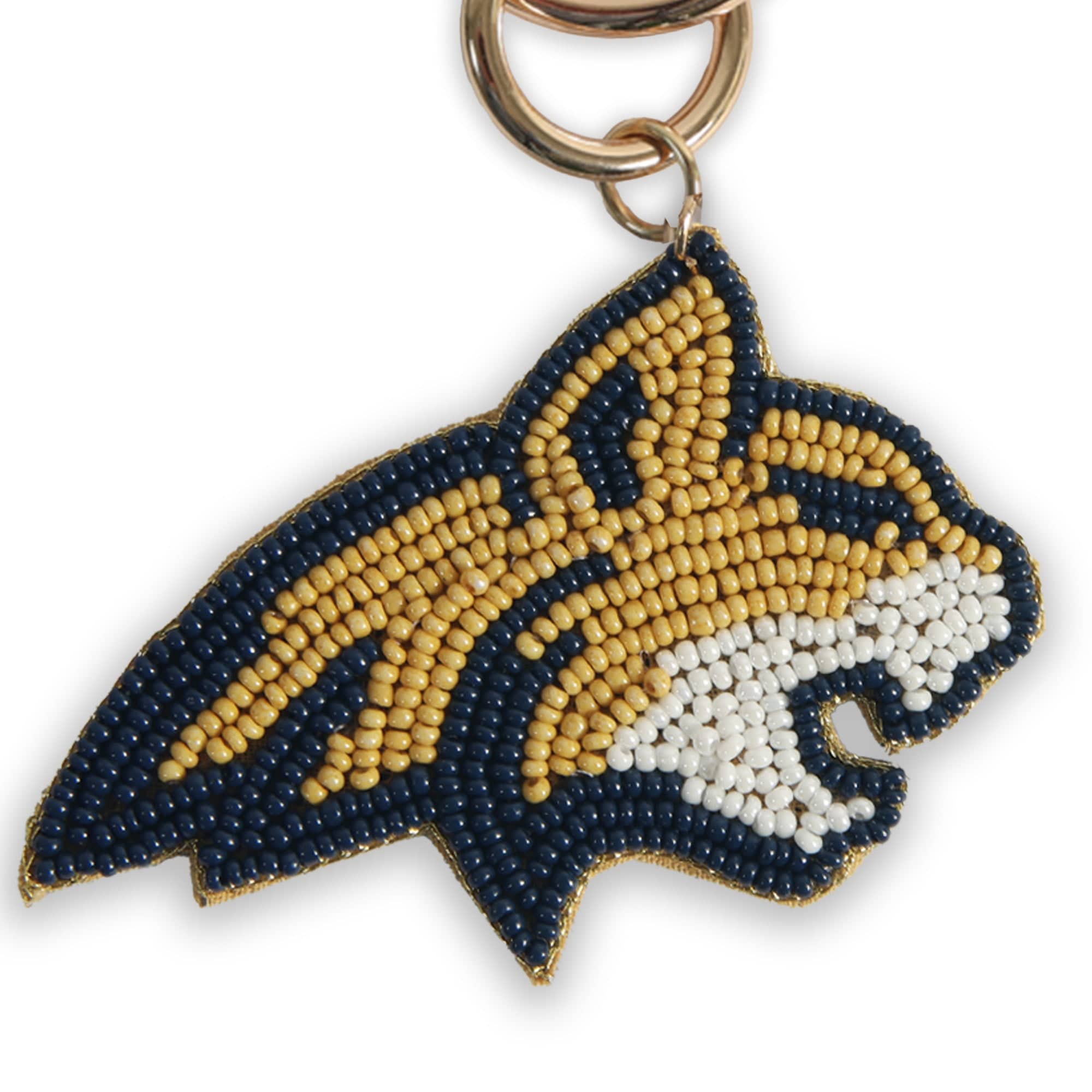 Desden Accessory PRE-ORDER Beaded Purse Charm – Montana State Bobcats