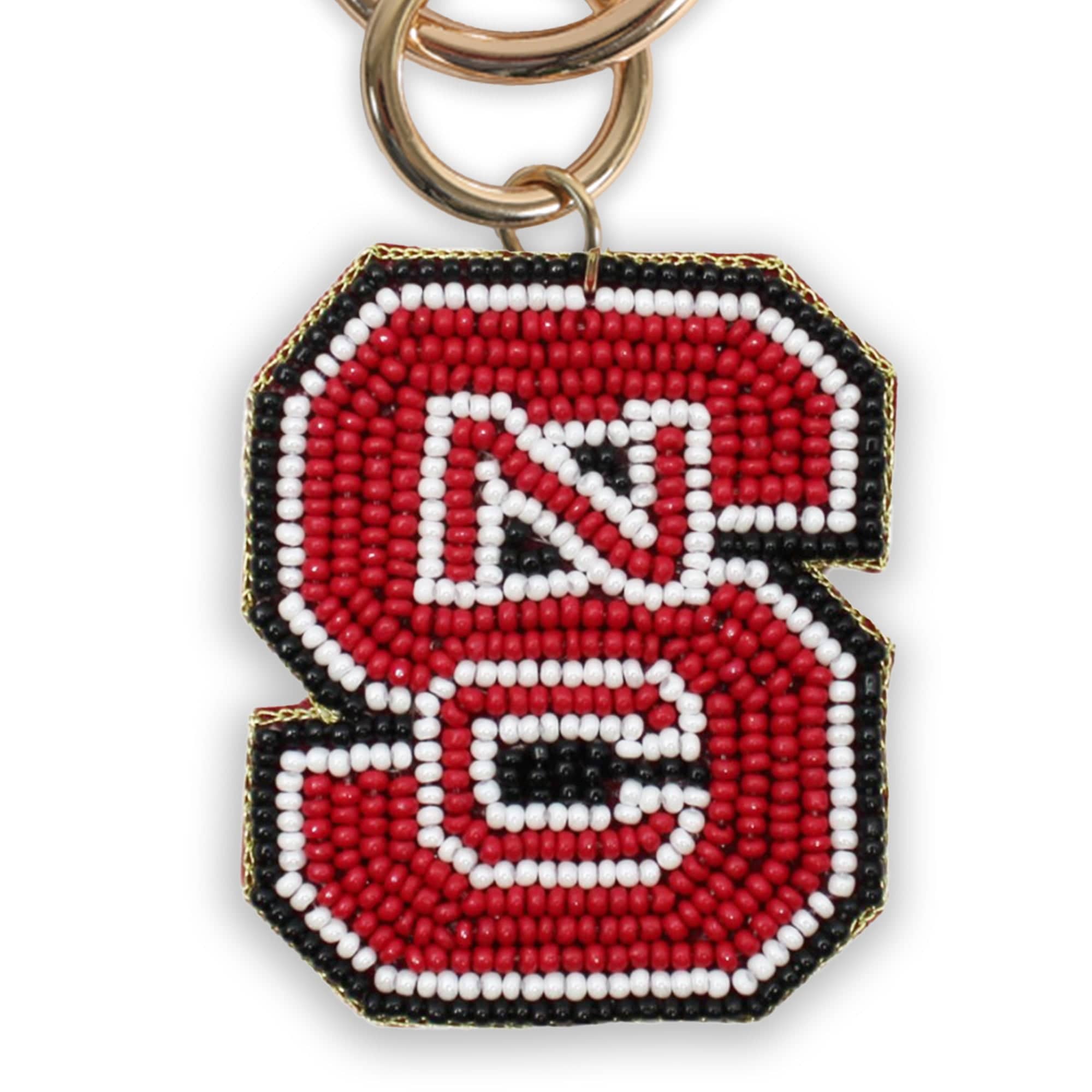 Desden Accessory PRE-ORDER Beaded Purse Charm – NC State Wolfpack
