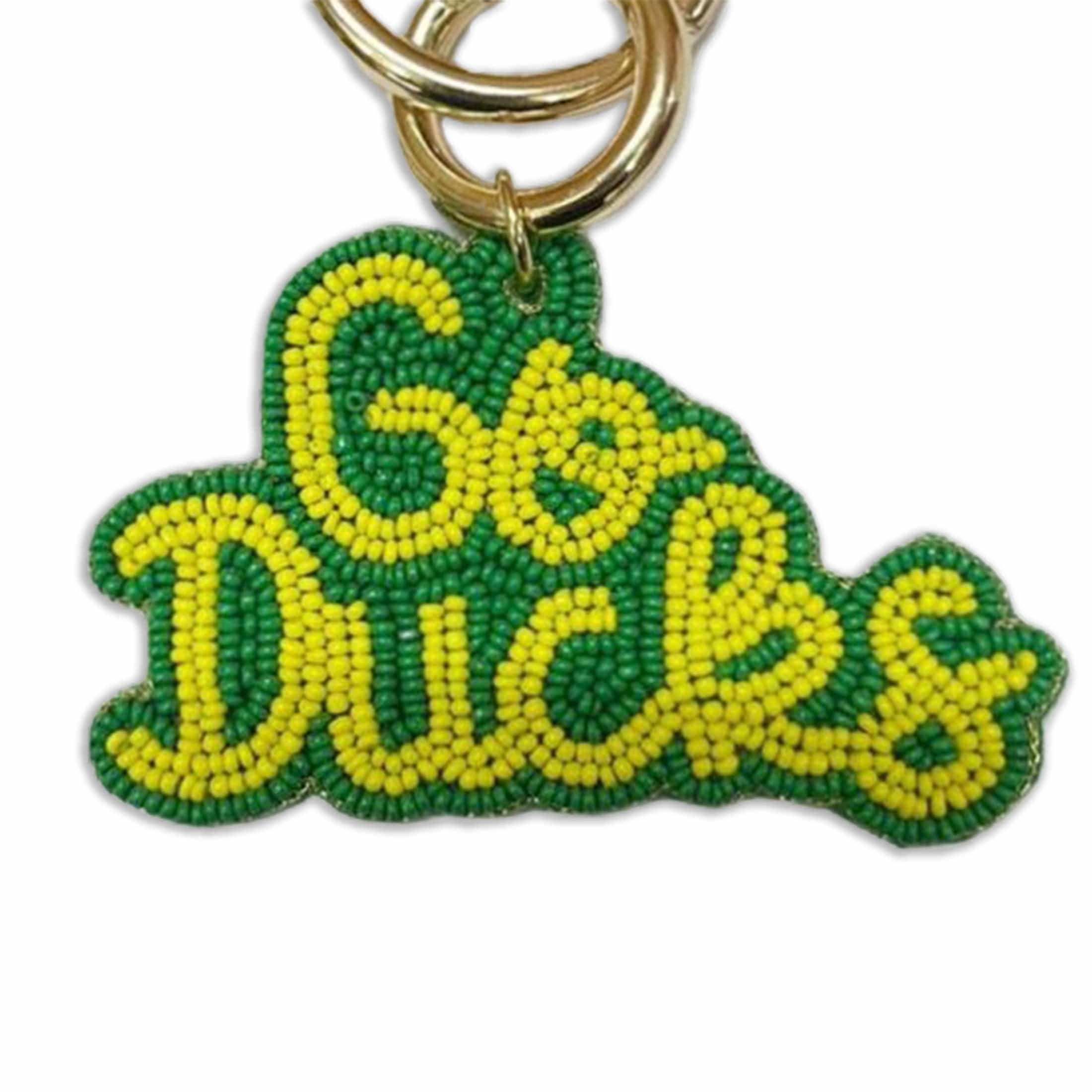 Desden Accessory PRE-ORDER Beaded Purse Charm – Oregon Ducks
