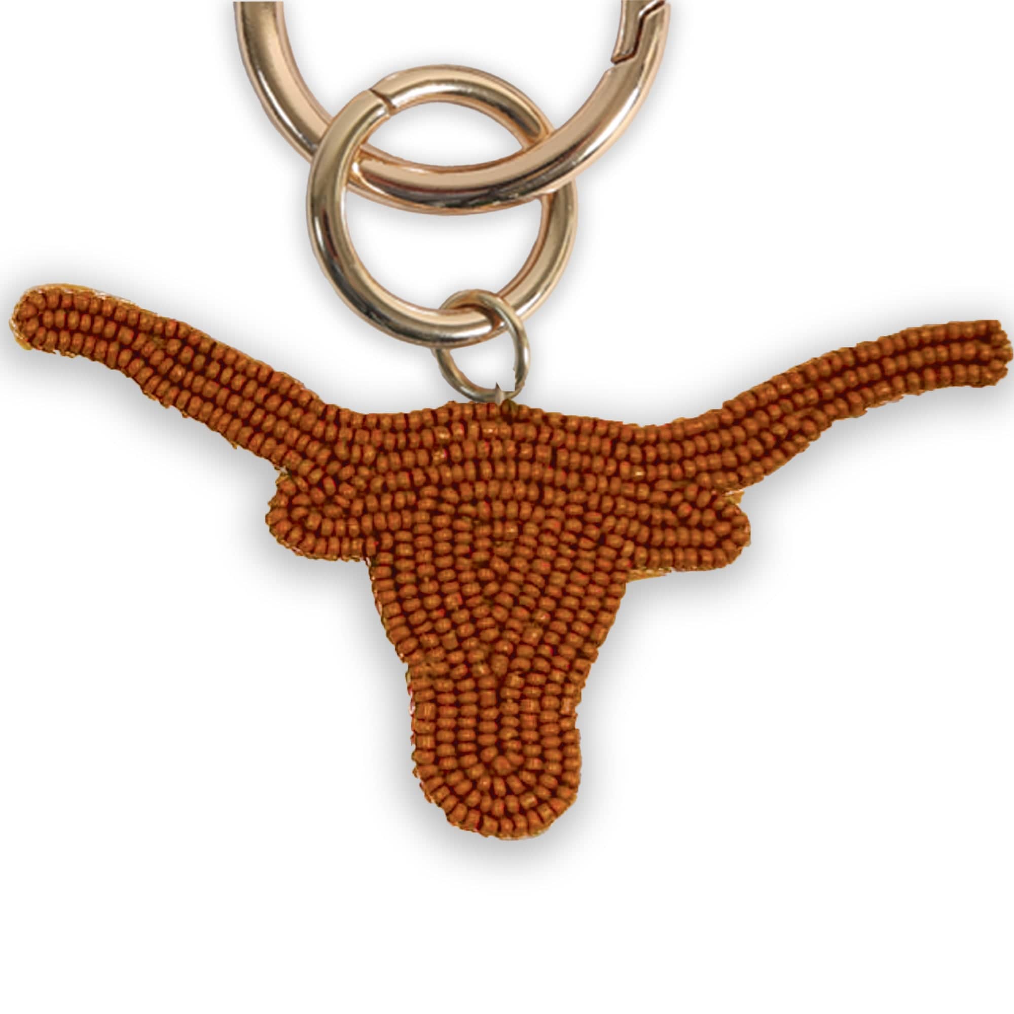 Desden Accessory PRE-ORDER Beaded Purse Charm – Texas Longhorns