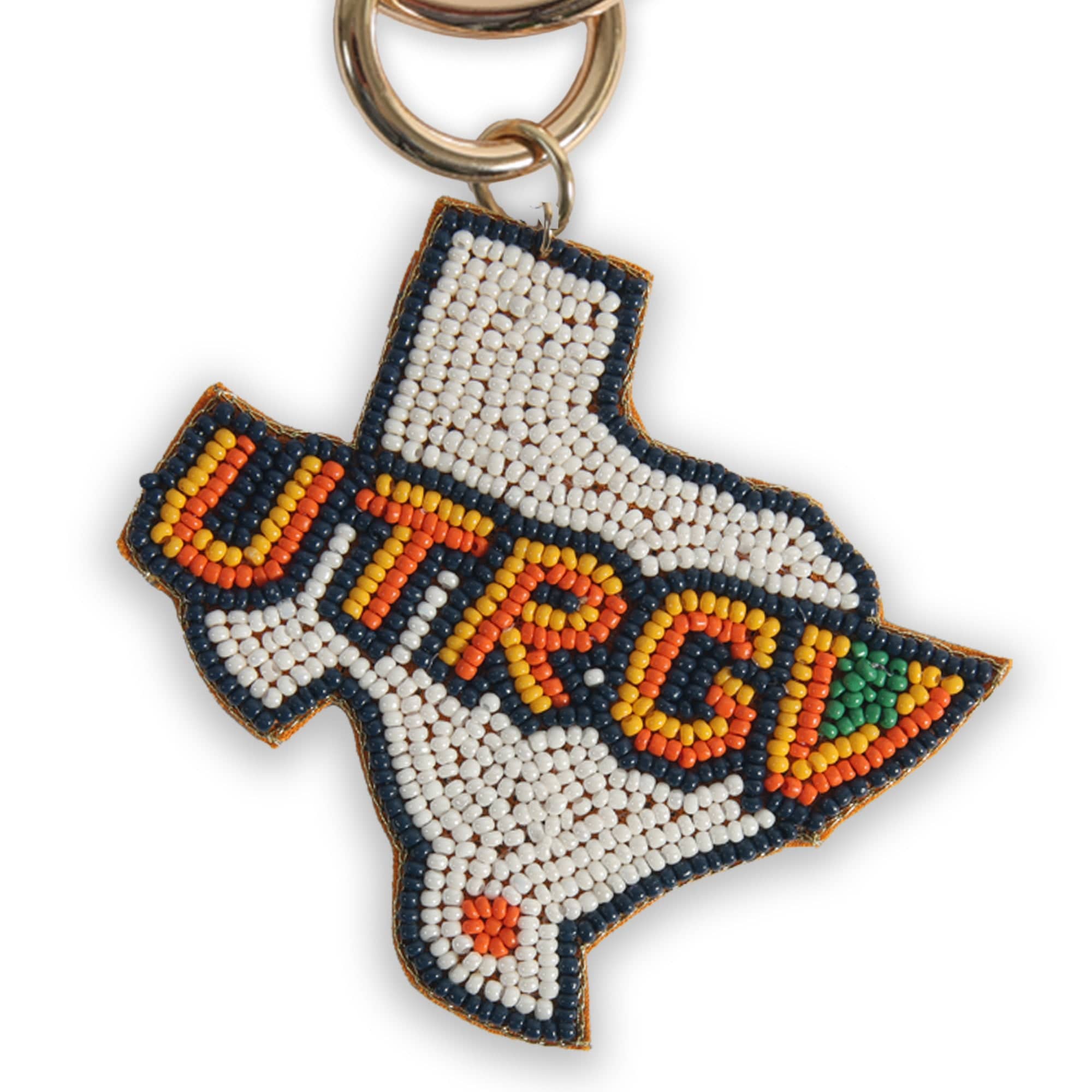 Desden Accessory PRE-ORDER Beaded Purse Charm – Texas-Rio Grande Valley Vaqueros