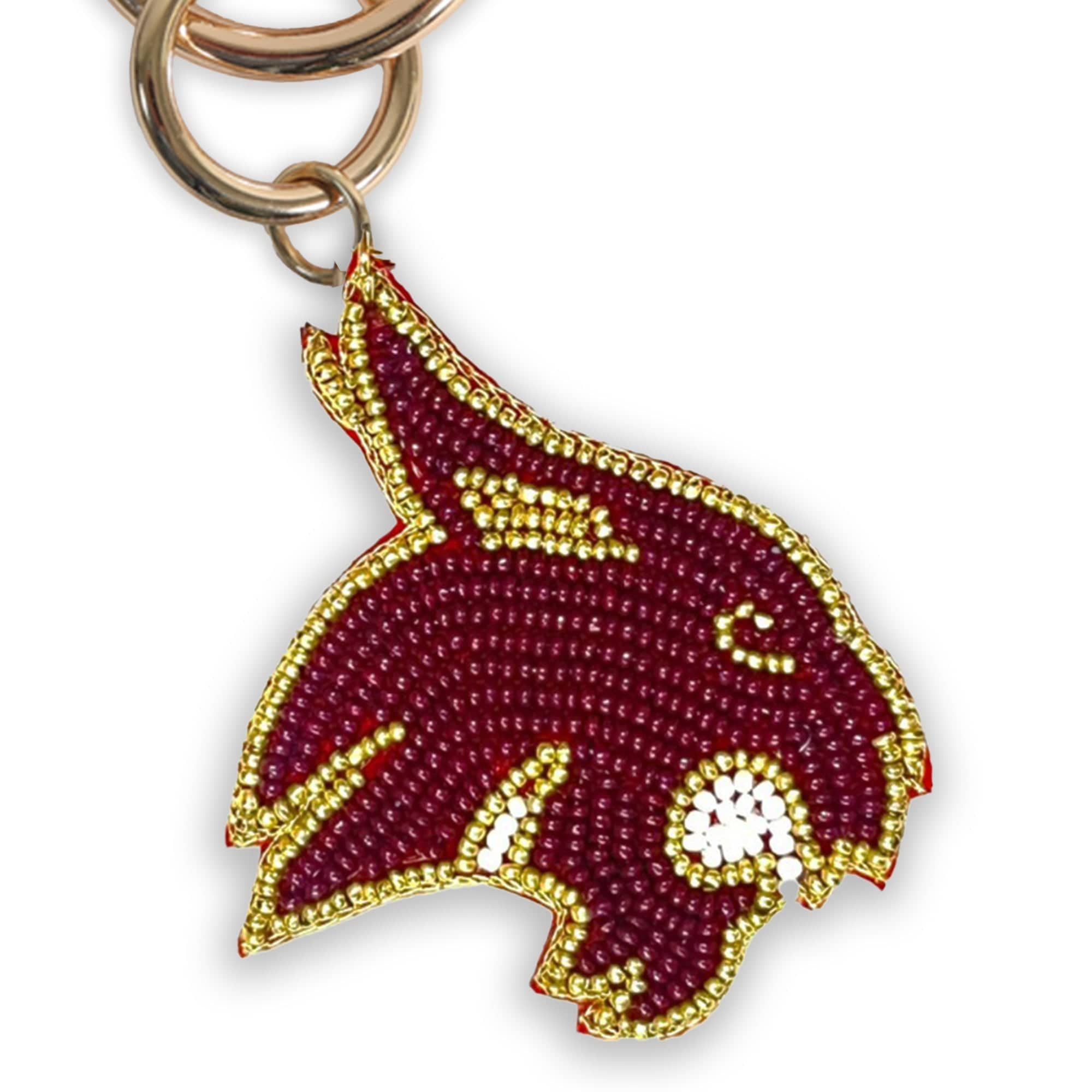 Desden Accessory PRE-ORDER Beaded Purse Charm – Texas State Bobcats