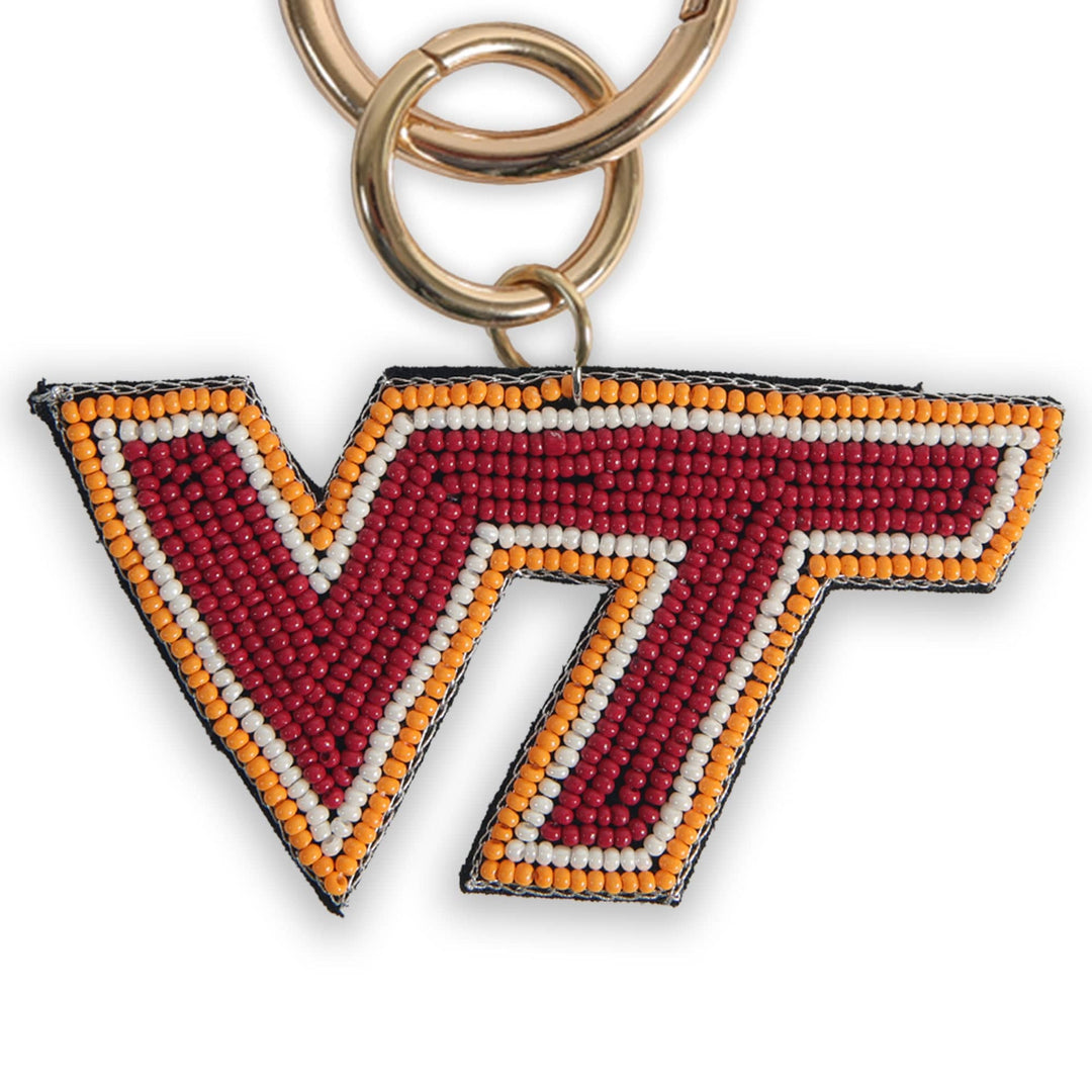Desden Accessory PRE-ORDER Beaded Purse Charm –  Virginia Tech Hokies