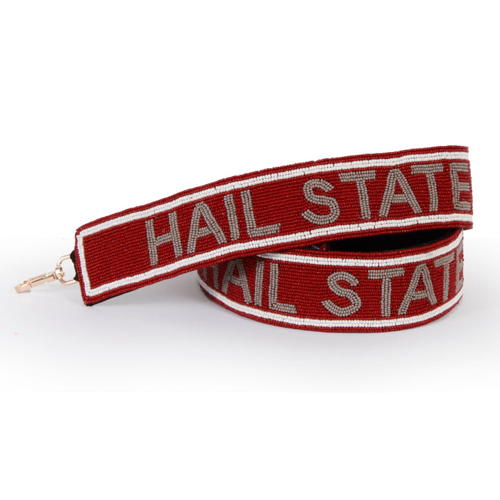 Desden Strap Beaded Purse Straps - Mississippi State Hail State