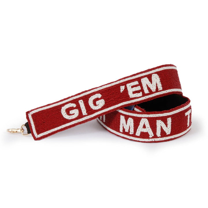 Desden Strap Beaded Purse Straps - Texas A&M Aggies