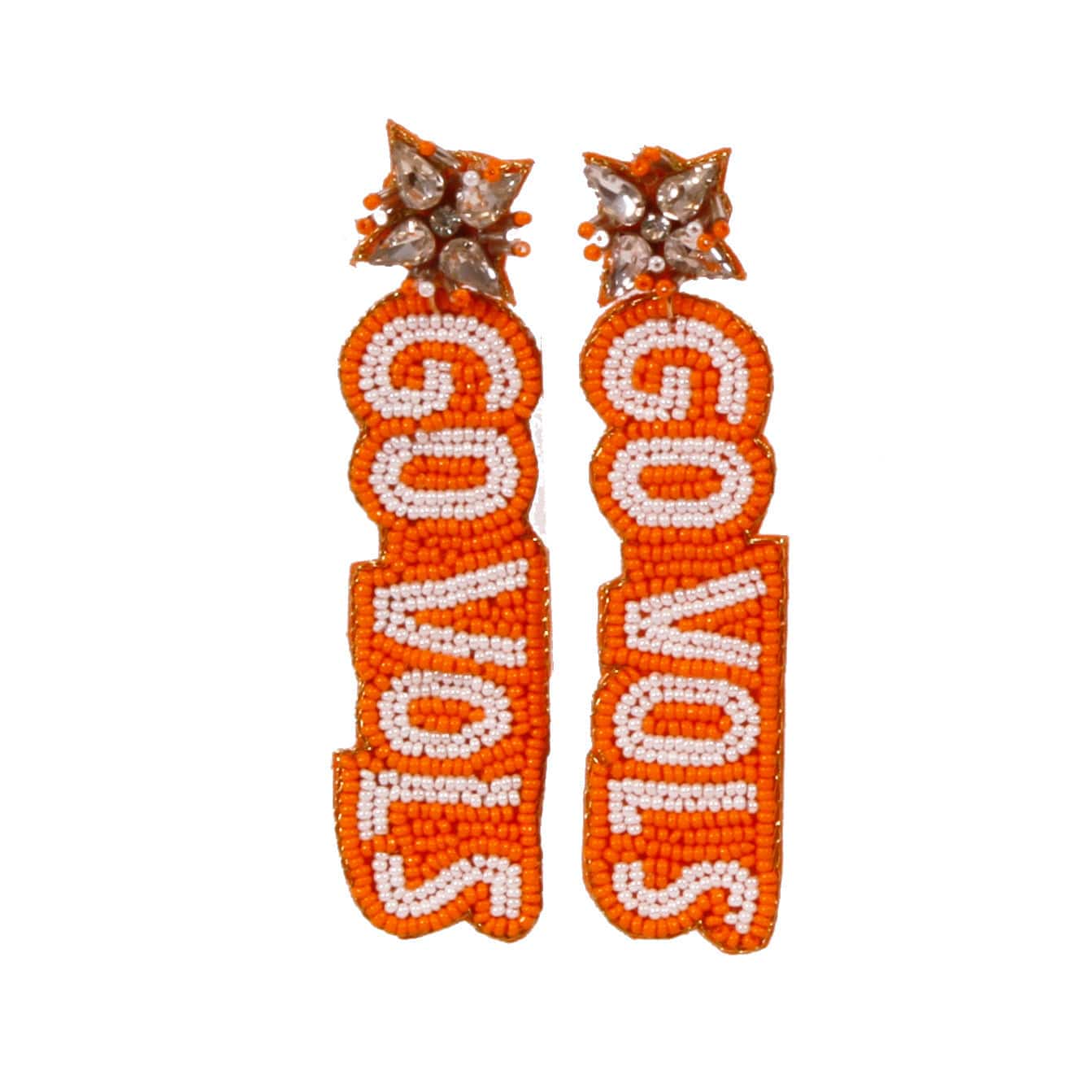 Desden Beaded Cuff PRE ORDER FOR SPRING DELIVERY 😀 PRE ORDER FOR SPRING DELIVERY 😀 Tennessee Go Vols Beaded Earrings in Orange and White by Desden