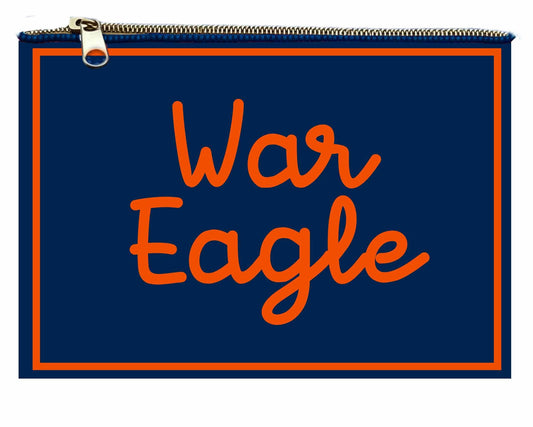 Desden PRE-ORDER Hand Beaded Coin Pouch – Auburn Tigers