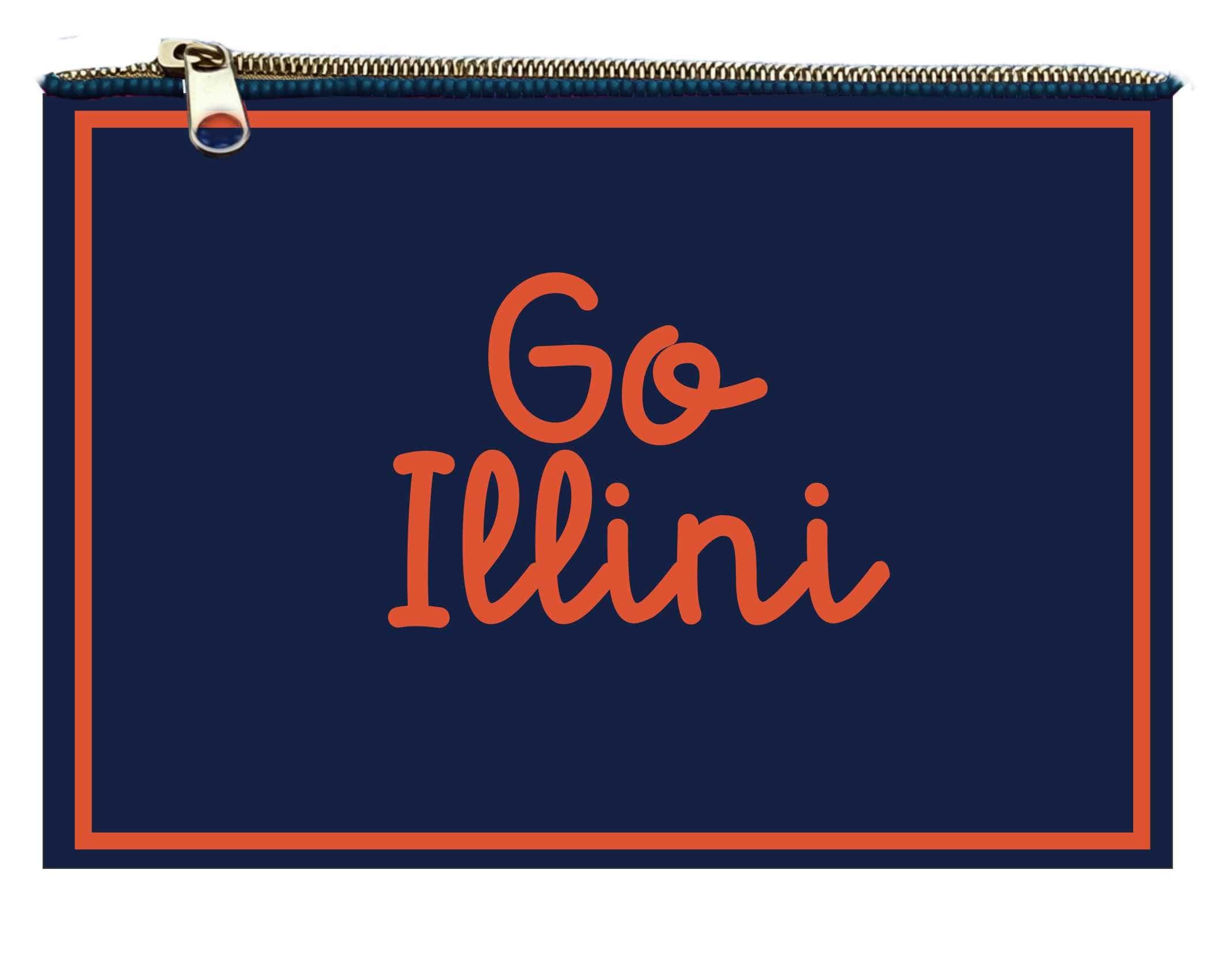 Desden PRE-ORDER Hand Beaded Coin Pouch – Illinois Fighting Illini