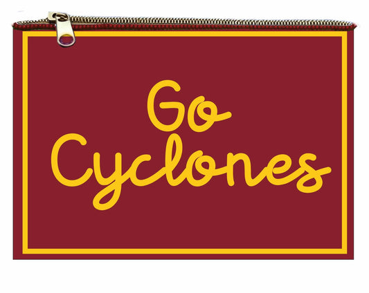 Desden PRE-ORDER Hand Beaded Coin Pouch – Iowa State Cyclones