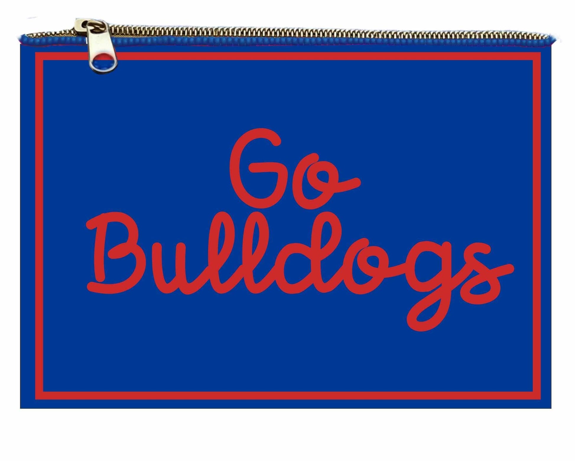 Desden PRE-ORDER Hand Beaded Coin Pouch – Louisiana Tech Bulldogs