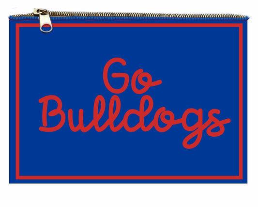 Desden PRE-ORDER Hand Beaded Coin Pouch – Louisiana Tech Bulldogs