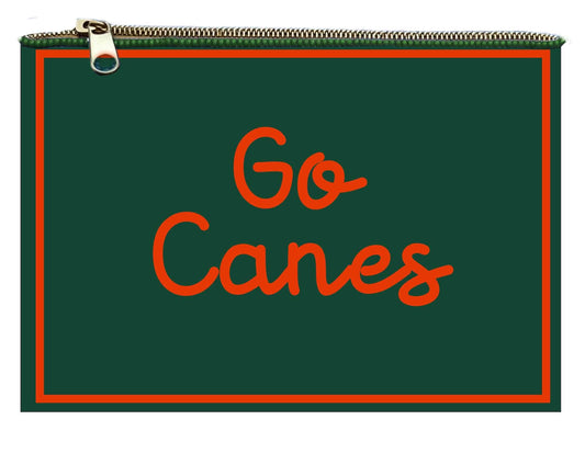 Desden PRE-ORDER Hand Beaded Coin Pouch – Miami Hurricanes