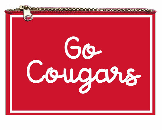 Desden PRE-ORDER Hand Beaded Coin Pouch – Southern Illinois Edwardsville Cougars