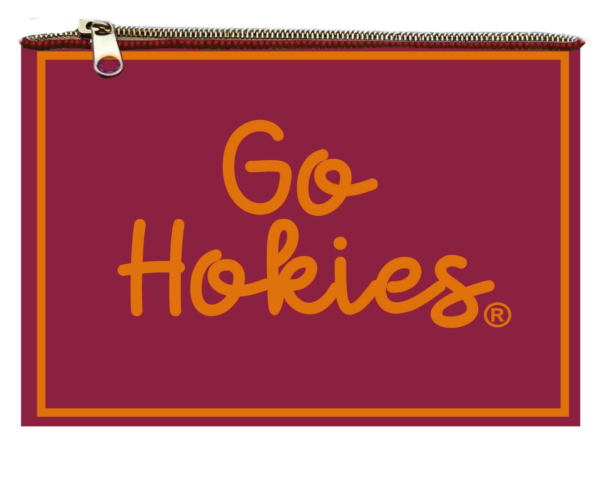 Desden PRE-ORDER Hand Beaded Coin Pouch – Virginia Tech Hokies