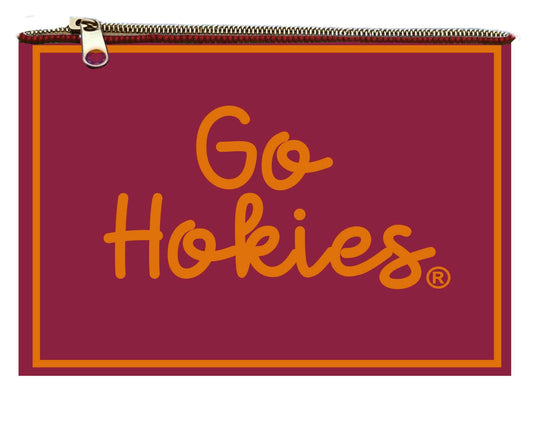 Desden PRE-ORDER Hand Beaded Coin Pouch – Virginia Tech Hokies