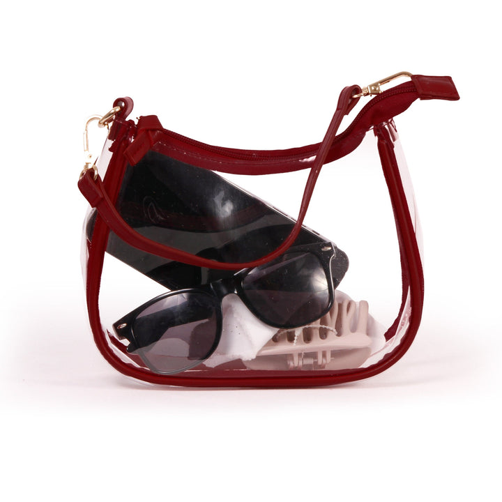 Desden Purse PRE-ORDER Sara Clear Purse - Maroon