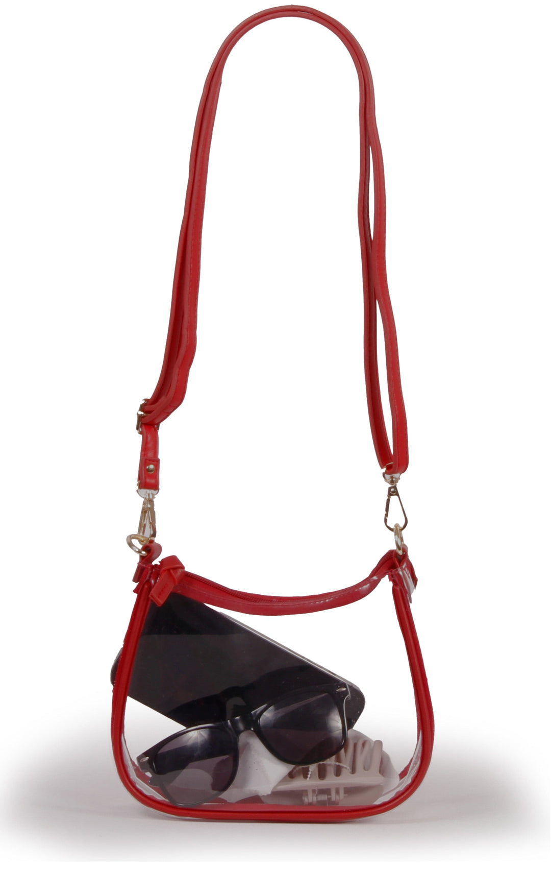 Desden Purse PRE-ORDER Sara Clear Purse with Beaded Charm – Arkansas Razorbacks