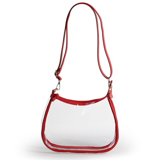 Desden Purse PRE-ORDER Sara Clear Purse with Beaded Charm – Arkansas State Red Wolves